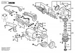 Bosch 0 601 852 903 Gws 21-230 Jh Angle Grinder 230 V / Eu Spare Parts